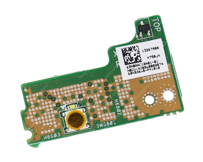 Плата кнопки включения ноутбука ASUS X750JN