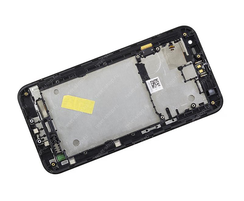 Модуль для смартфона 5" ASUS Zenfone 2 Laser ZE500KL черный ORIGINAL с рамкой