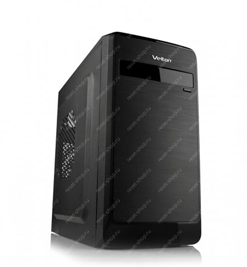 Корпус Velton 7809A-D Mini-Tower (mATX) черный с блоком питания 450Вт
