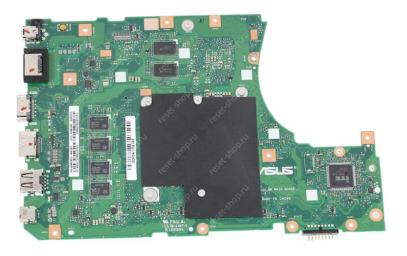 Материнская плата ноутбука ASUS X556UR Rev 3.1 (процессор Intel Core i3-7100U, ОЗУ 4 Гб)