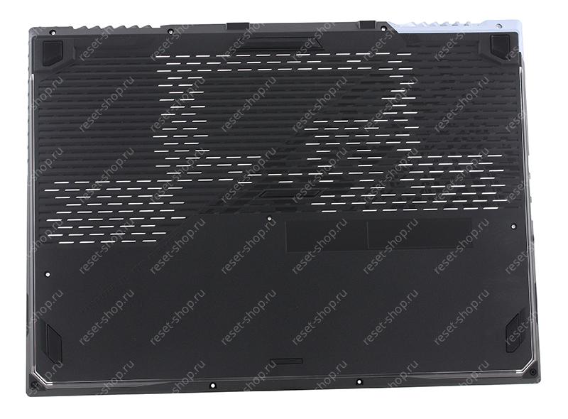 Корпус ASUS G731GT часть D (Нижняя часть) черный с голубой решеткой