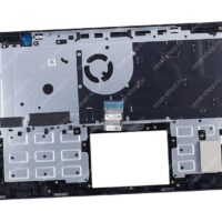 Клавиатура для ноутбука ASUS B1500CEAE топкейс черный, клавиши черные