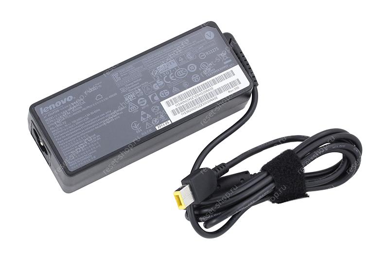 Блок питания для ноутбука Lenovo 20V/4.5A (прямоугольный штекер с иглой) ORIGINAL