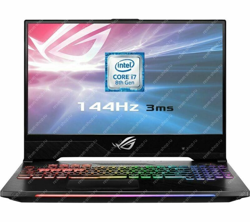 Ноутбук Б/У 15.6" ASUS GL504GS: i7 8750H 4*2,2ГГц/16Гб/SSD 240Гб + 1000Гб/RTX 2070/Акб 3ч/WIN11