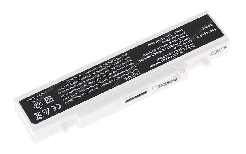 АКБ для ноутбука Samsung (AA-PB9NC6B) / 11.1V, 4400mAh / 300E, R425, R428 белая