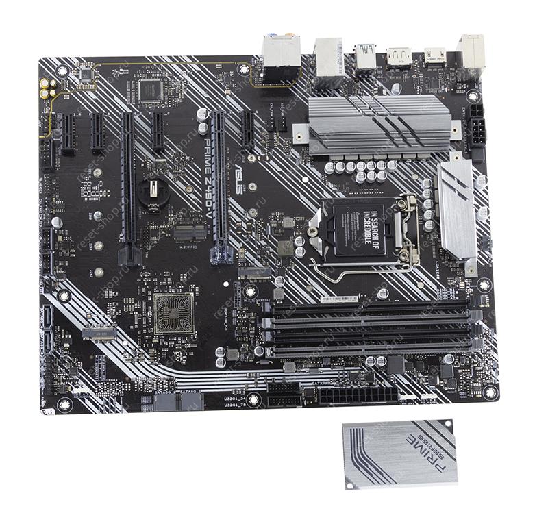 Мат.плата ASUS PRIME Z490-V R1.00 неисправная на запчасти ДОНОР (дефект защелок PCI-E16)