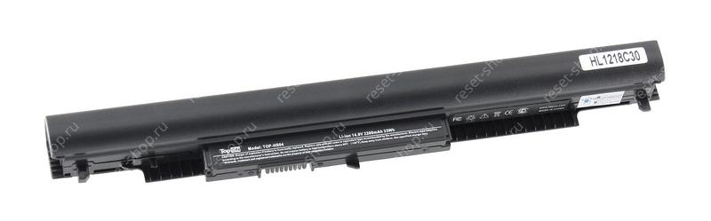 АКБ для ноутбука HP (HSTNN-PB6S) TopON / 14.8V, 2200mAh / 240 G4, 245 G4, 246 G4 черная