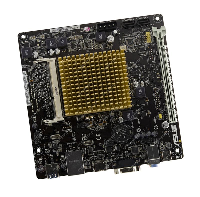 Материнская плата s1170 ASUS K31AN: Pentium J2900, 1xSODIMM DDR3, 2xSATA, 3xUSB, VGA, HDMI, PCI-E8