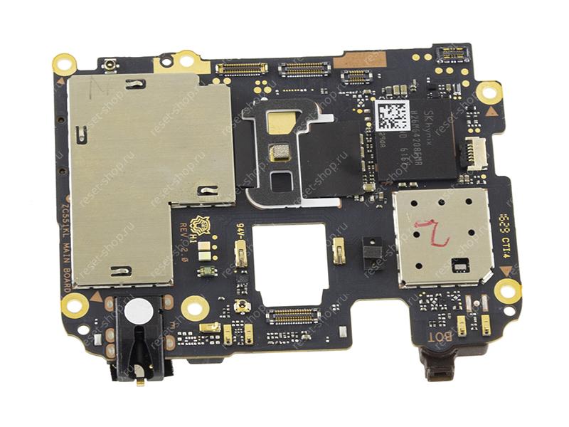 Материнская плата Б/У ASUS ZenFone 3 Laser ZC551KL ORIGINAL (2Gb/MSM8937, 32Gb) Rev 2.0