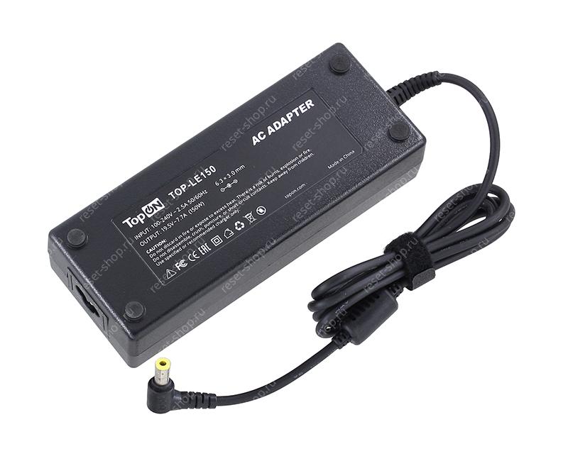 Блок питания для ноутбука Lenovo 19.5V/7.7A (6.3х3.0) 120W TopON