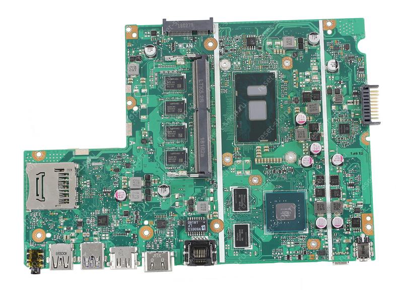 Материнская плата ноутбука ASUS X541UVK (процессор Intel i3-6006U, ОЗУ 4 Гб, видеокарта GF 920MX)