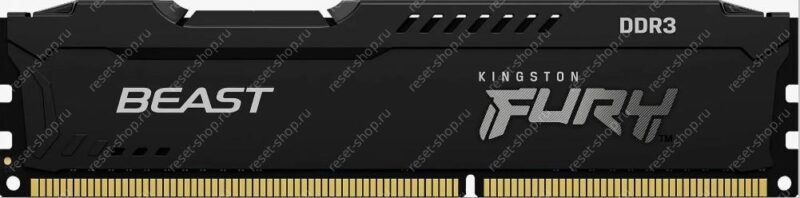 Память Б/У DDR3 8Гб 1600МГц Kingston FURY Beast Black KF316C10BB/8
