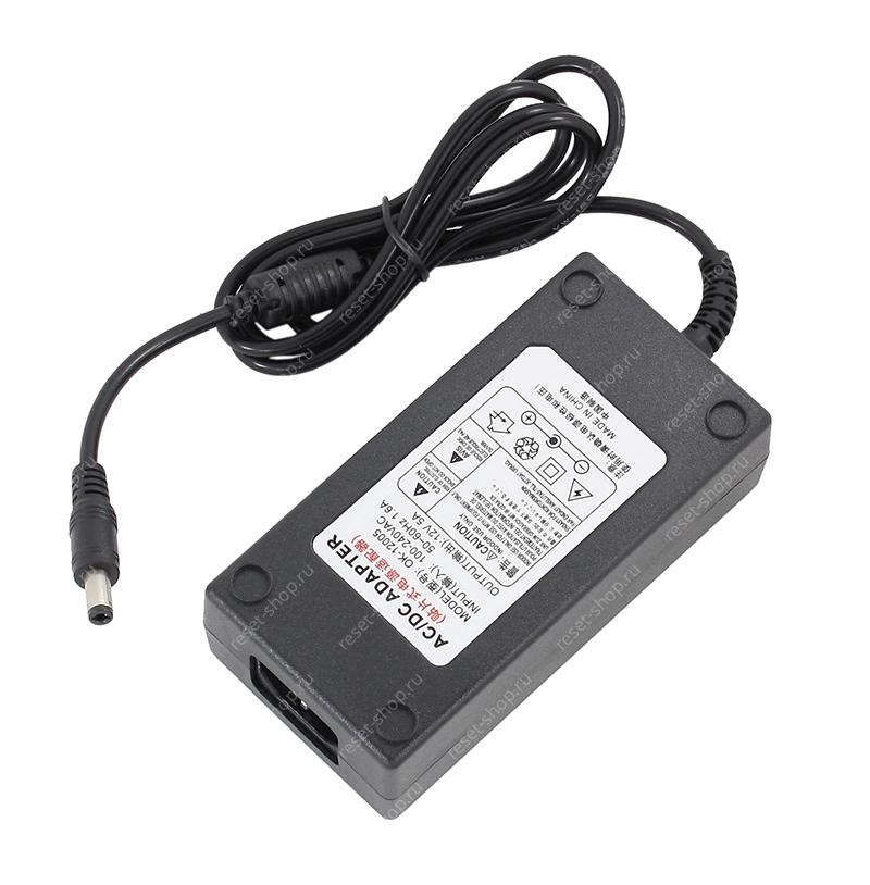 Блок питания для монитора 12V/5A (5.5х2.5) (с разъемом под ПК EURO кабель)