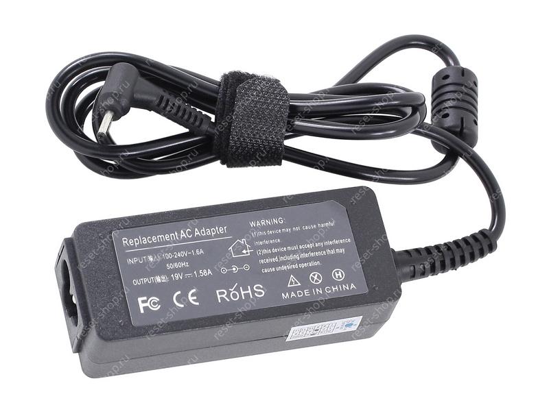 Блок питания для ноутбука ASUS 19V/1.58A (2.5x0.7)
