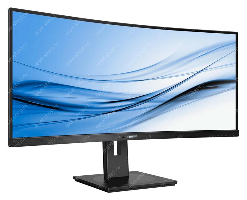 Монитор Б/У 34" Philips 346B1C 3440x1440@75 Гц 4 мс 80M:1 300 Кд/м2 HDMI, DP, USB-C / ДЕФЕКТ