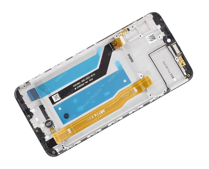 Модуль для смартфона 6.3" ASUS Zenfone Max Pro (M2) ZB631KL черный ORIGINAL с рамкой
