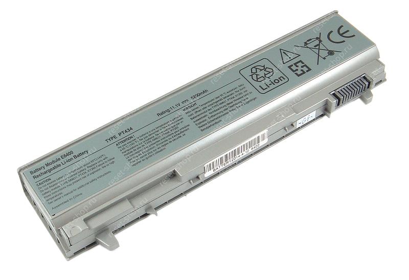 АКБ для ноутбука Dell (PT434) / 11.1V, 5200mAh / E6400, E6500, M6400 серая