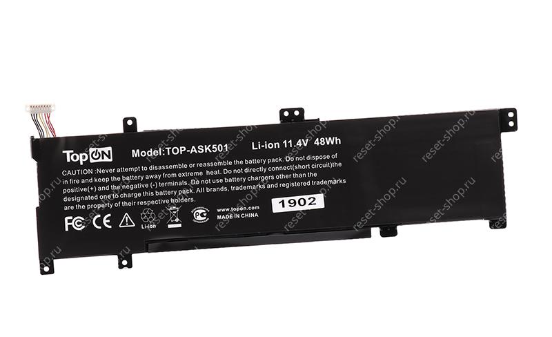 АКБ для ноутбука ASUS (B31N1429) TopON / 11.4V, 4110mAh / K501LX, K501U черная