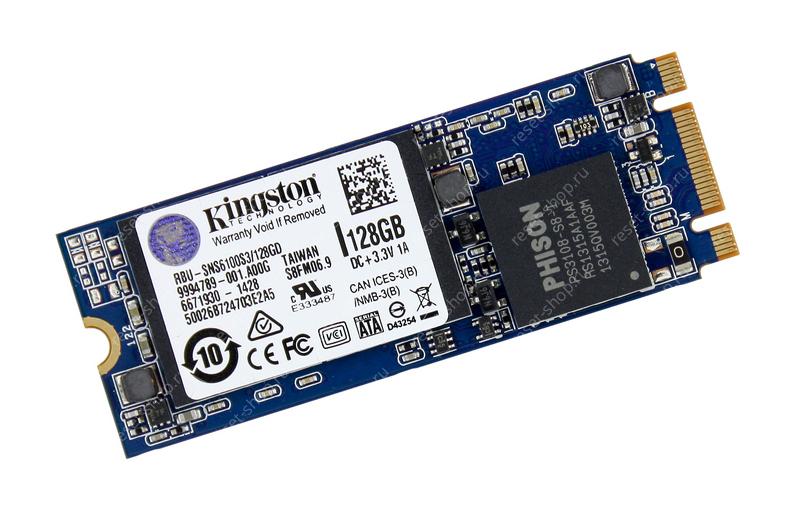 SSD накопитель 128Гб (M.2 2260) Kingston RBU-SNS6100S3/128GD (чипы MLC)