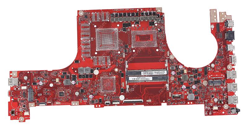 Мат.плата ASUS GL704GW rev. 2.2 неисправная на зап.части ДОНОР без разъема шлейфа матрицы