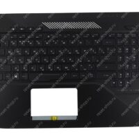 Клавиатура для ноутбука ASUS GL503VM топкейс черный, клавиши черные, с подсветкой