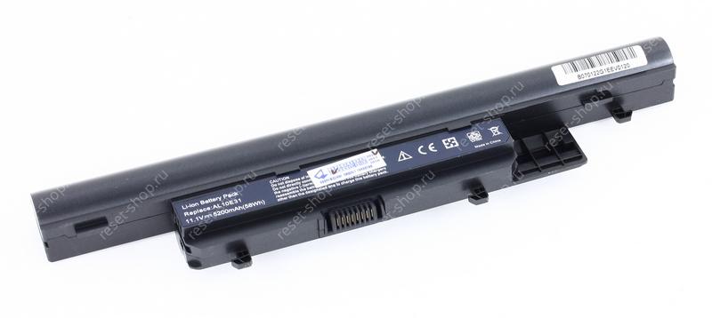 АКБ для ноутбука Acer (AS10H7E) / 11.1V, 5200mAh / PB EasyNote NX82, NX86, Acer EC39C черная