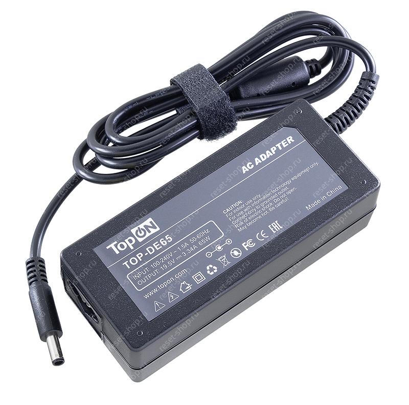 Блок питания для ноутбука Dell 19.5V/3.34A (4.5x3.0) TopON