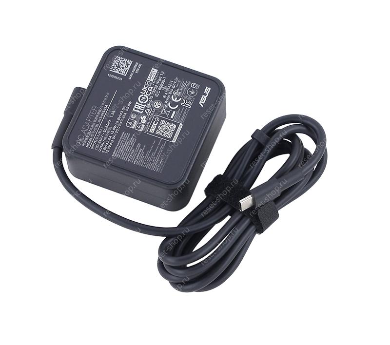 Блок питания для ноутбука ASUS 5V/3A - 20V/3.25A (USB 3.0 тип С) ORIGINAL