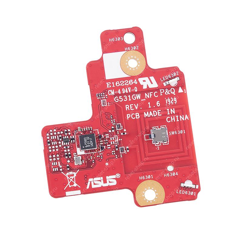 Плата приёма сигнала NFC-брелока ASUS G531GW REV 1.6 ORIGINAL