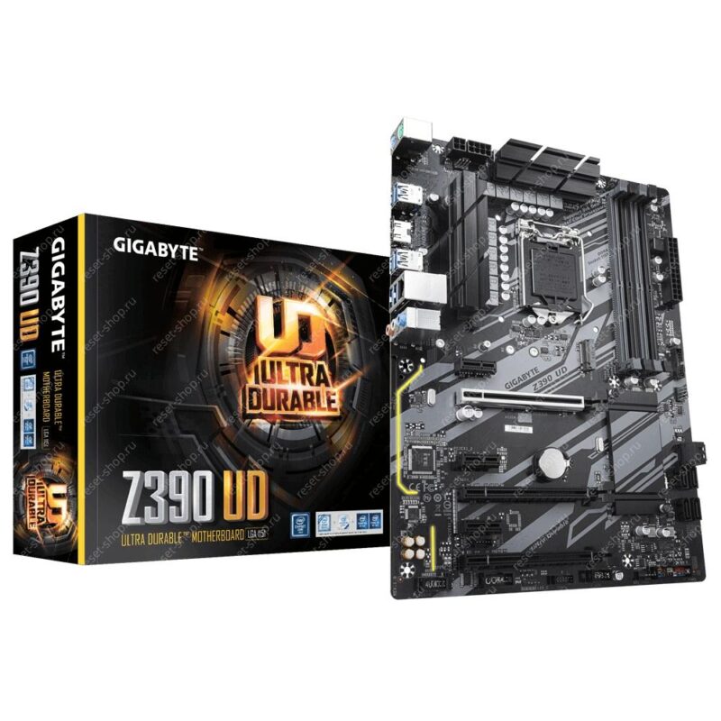 Сист.плата Б/У s1151 Gigabyte Z390 UD 4хDDR4,4xSATA, 6xUSB, HDMI. ATX / ДЕФЕКТ