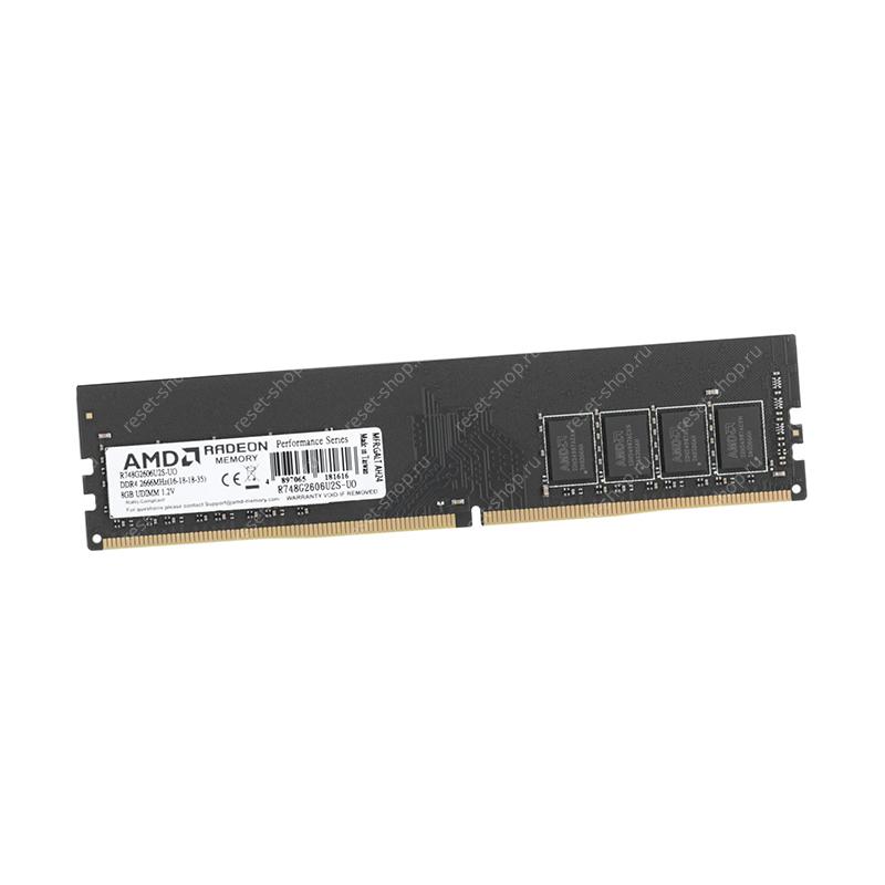Память Б/У DDR4 8Гб 2666MHz Radeon R7 Performance / R748G2606U2S-UO
