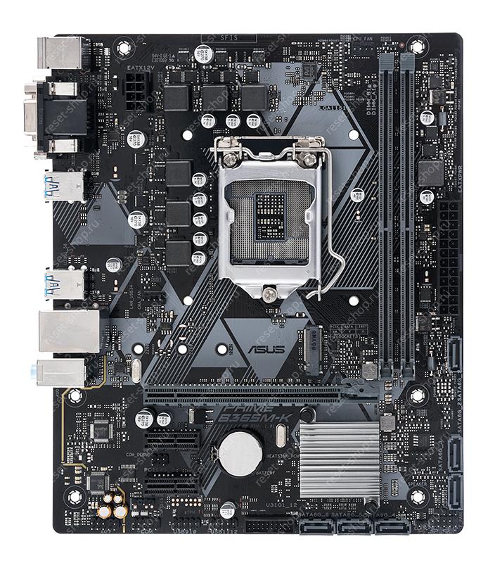 Материнская плата s1151 ASUS PRIME B365M-K 2хDDR4,6xSATA, 6xUSB, VGA,DVI, PCI-E16,2xPCI-E1, mATX OEM