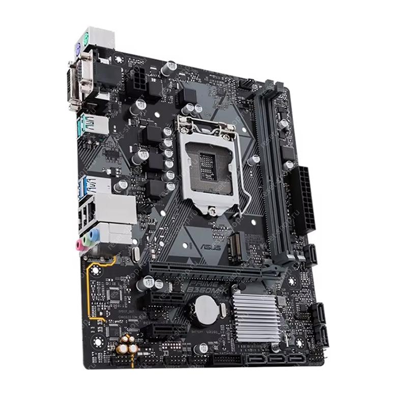 Сист.плата Б/У s1151 ASUS PRIME B360M-K 2хDDR4, 6xSATA, 6xUSB, DVI-D, VGA, PCI-E16, 2xPCI-E1, mATX
