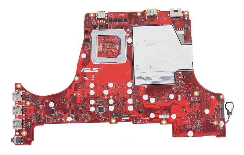 Материнская плата ноутбука ASUS G731GT (процессор I7-9750H, GeForce GTX1650 Ti 4 Гб) / УЦЕНКА