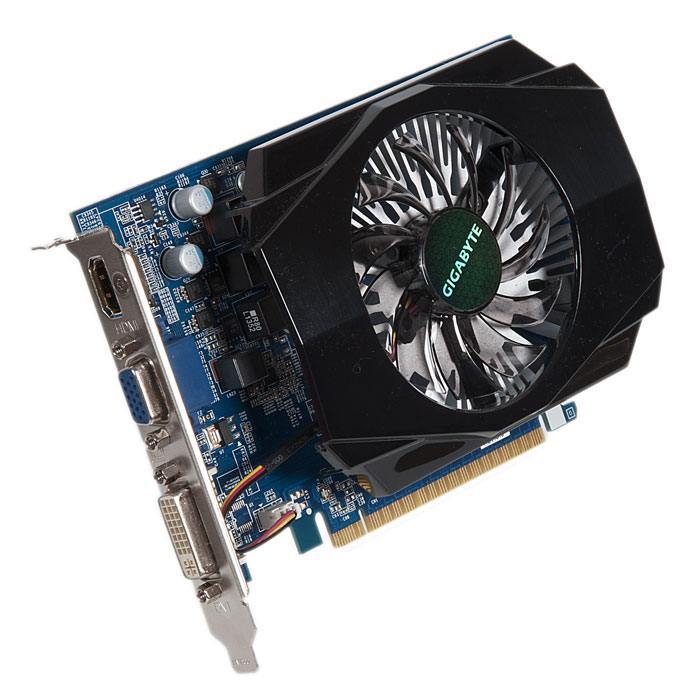 Видеокарта Б/У PCIeX ASUS GeForce GT 630 (2Гб GDDR3 128 бит) DVI-I, HDMI, VGA / GV-N630-2GI rev:1.0