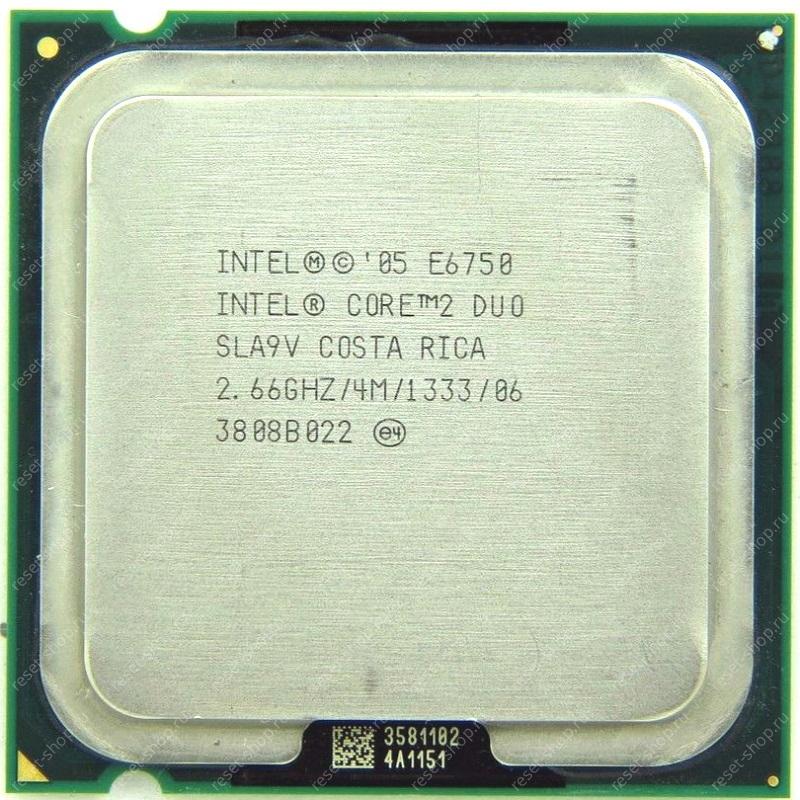 Процессор s.775 Intel Core 2 Duo E6750 (2.6Ghz, 4Mb, 1333) / SLA9V