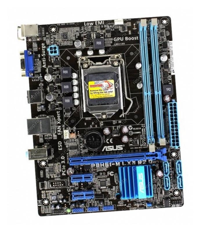 Сист.плата Б/У s1155 ASUS P8H61-M LX3 R2.0 2xDDR3,4xUSB,4xSATA, VGA, PCI-E16,2xPCI-E1, mATX