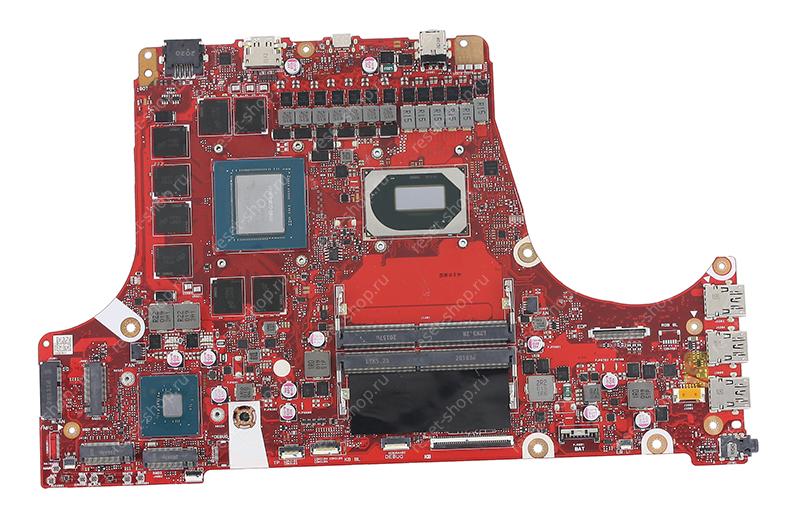 Материнская плата ноутбука ASUS G512LW (процессор I7-10750H, видеокарта RTX2070 8Гб) / УЦЕНКА