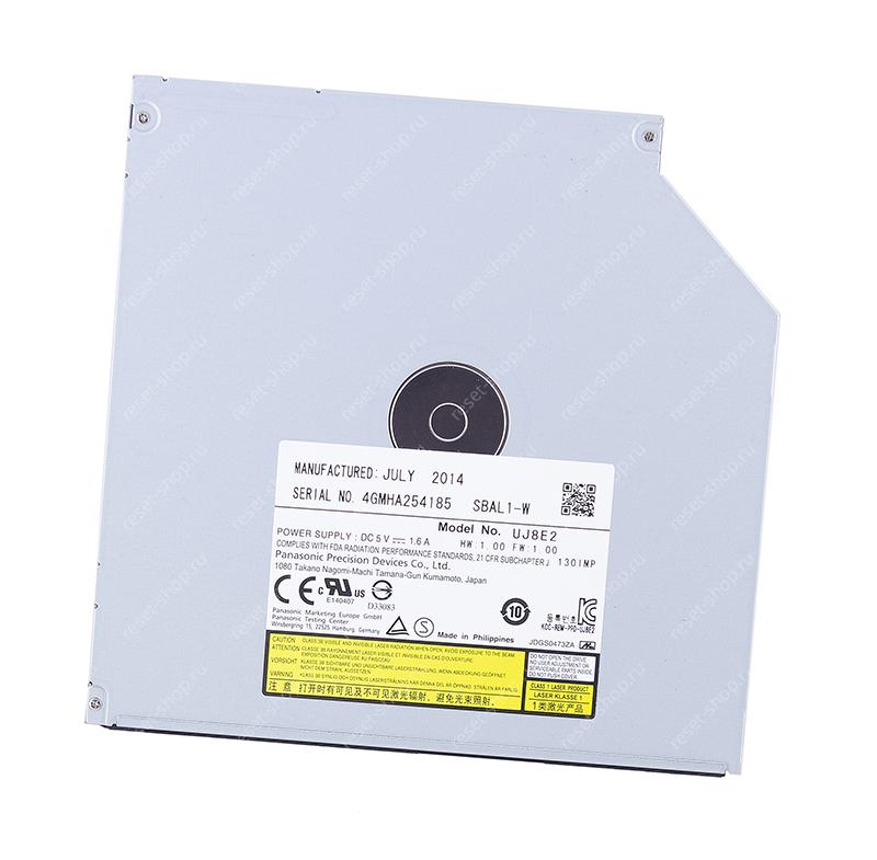 Привод для ноутбука DVD+/-RW Panasonic UJ8E2 SBAL1-W / 9.5 мм / SATA