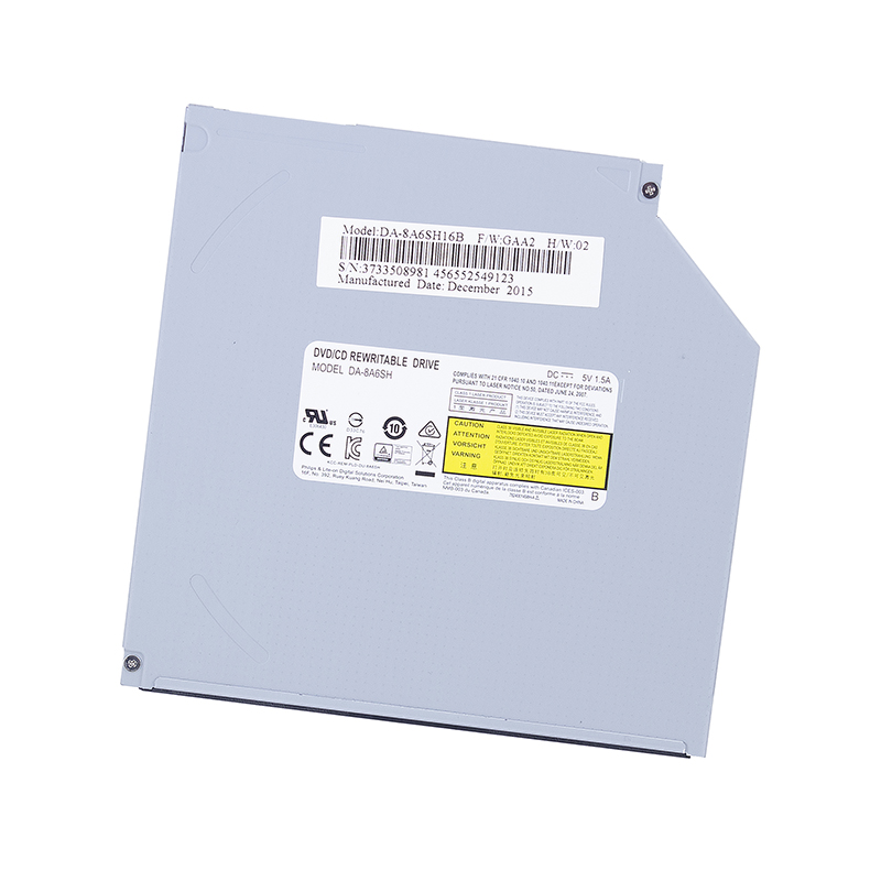 Привод для ноутбука DVD+/-RW Philips & Lite-on DA-8A6SH 16B / 9.5 мм / SATA