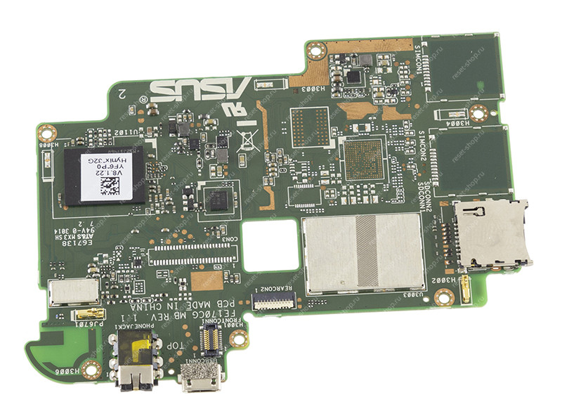 Материнская плата планшета Б/У ASUS ME170C ORIGINAL (1Gb, Z2520, 8Gb)