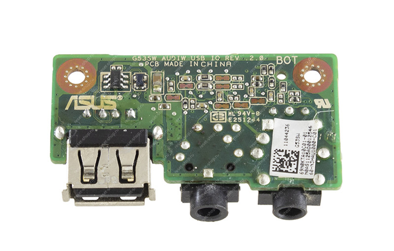 Плата интерфейсная Б/У ASUS G53SW (аудио, USB) Rev 2.0
