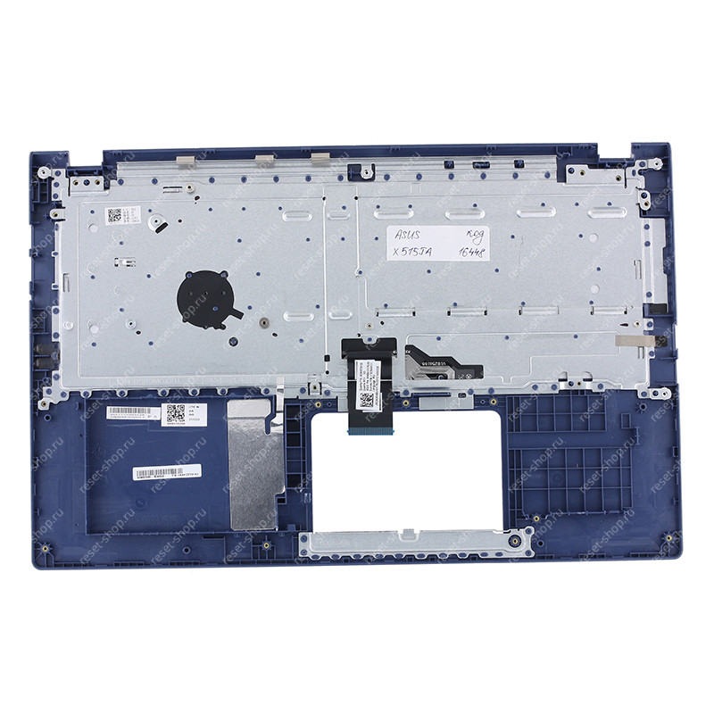 Клавиатура для ноутбука ASUS X515JA топкейс фиолетовый, клавиши чёрные Клавиатура для ноутбука ASUS X515JA топкейс фиолетовый, клавиши чёрные