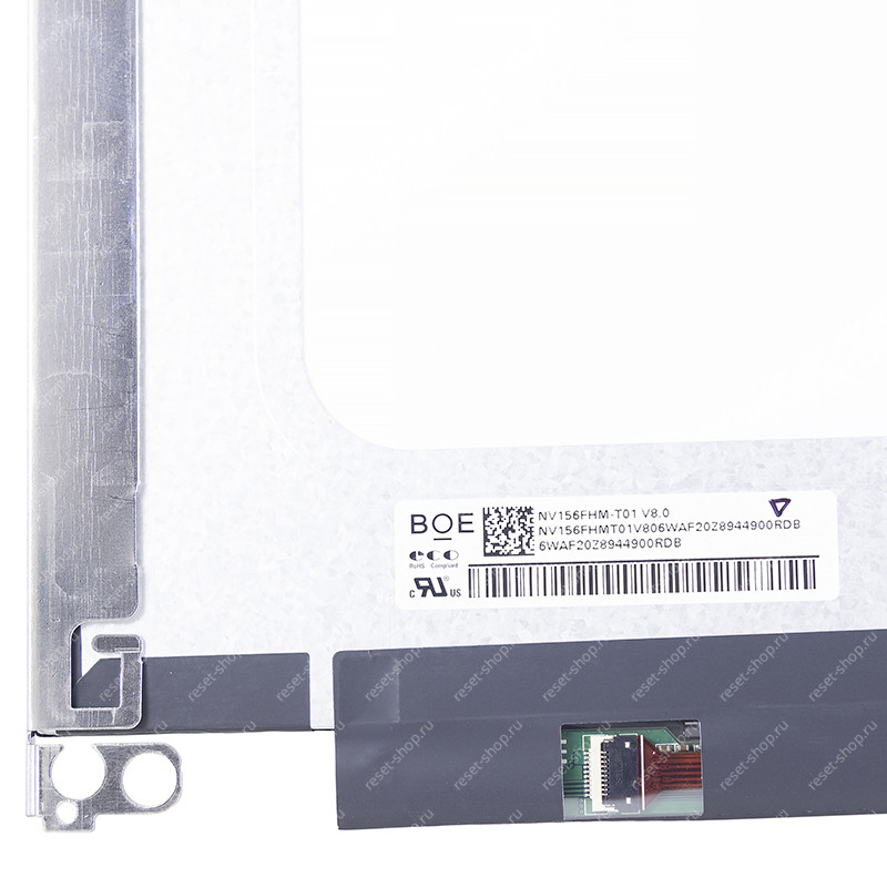 Матрица 15.6" SLIM (40pin eDP, справа) ORIGINAL 1920х1080 глянцевая NV156FHM-T01 с тачскрином