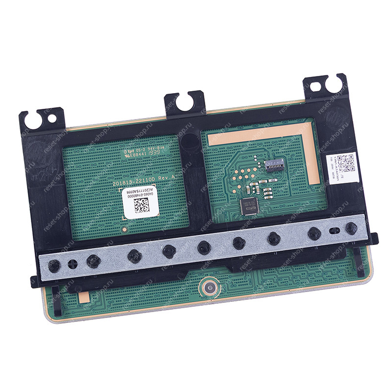 Тачпад для ноутбука ASUS X409DAP оригинал красный с серебристой рамкой, без сканера отпечатка пальца