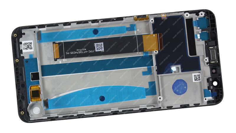 Модуль для смартфона 5.7" ASUS ZenFone Max Plus (M1) ZB570TL черный ORIGINAL с рамкой