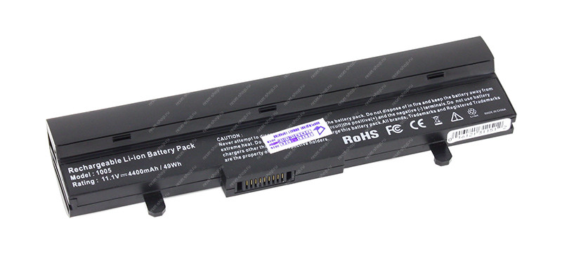 АКБ для ноутбука ASUS (AL32-1005) / 10.8V, 4400mAh / Eee PC 1001, 1005, 1101 черная АКБ для ноутбука ASUS (AL32-1005) / 10.8V, 4400mAh / Eee PC 1001, 1005, 1101 черная