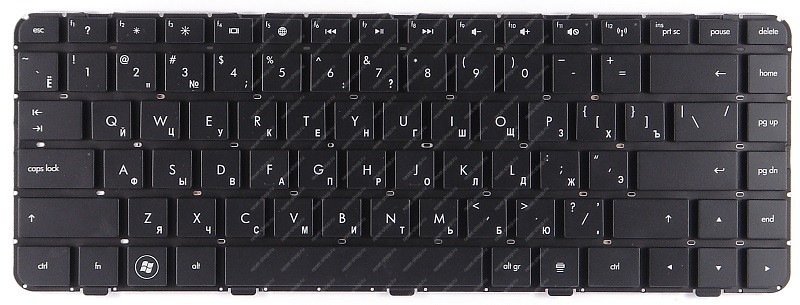 Клавиатура для ноутбука HP DM4-2000 черная Клавиатура для ноутбука HP DM4-2000 черная