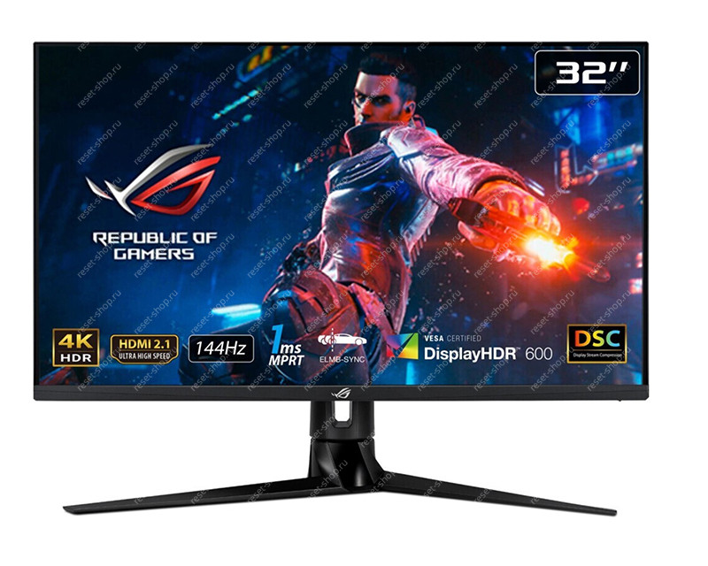 Монитор Б/У 32" ASUS ROG Swift PG32UQ 3840x2160@144Гц IPS 1 мс, 600кд/м2, DisplayPort, HDMI Монитор Б/У 32" ASUS ROG Swift PG32UQ 3840x2160@144Гц IPS 1 мс, 600кд/м2, DisplayPort, HDMI