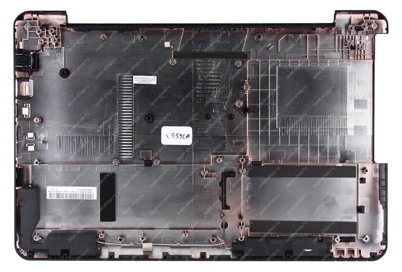 Корпус Б/У ASUS X555LA часть D (Нижняя часть) черный Корпус Б/У ASUS X555LA часть D (Нижняя часть) черный